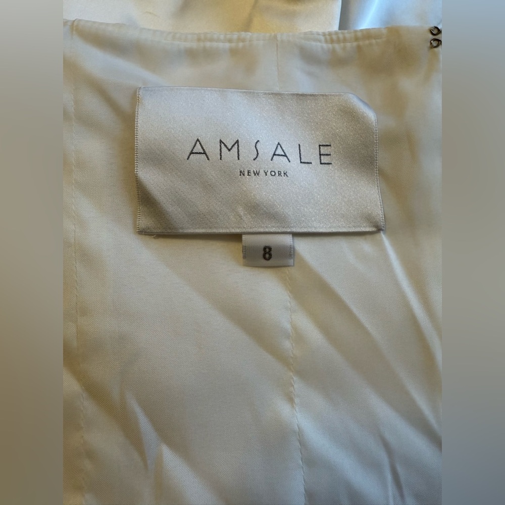 Amsale “Charleston” Wedding Gown – Ivory, Size 8 – Floor Sample - Picture 4 of 16